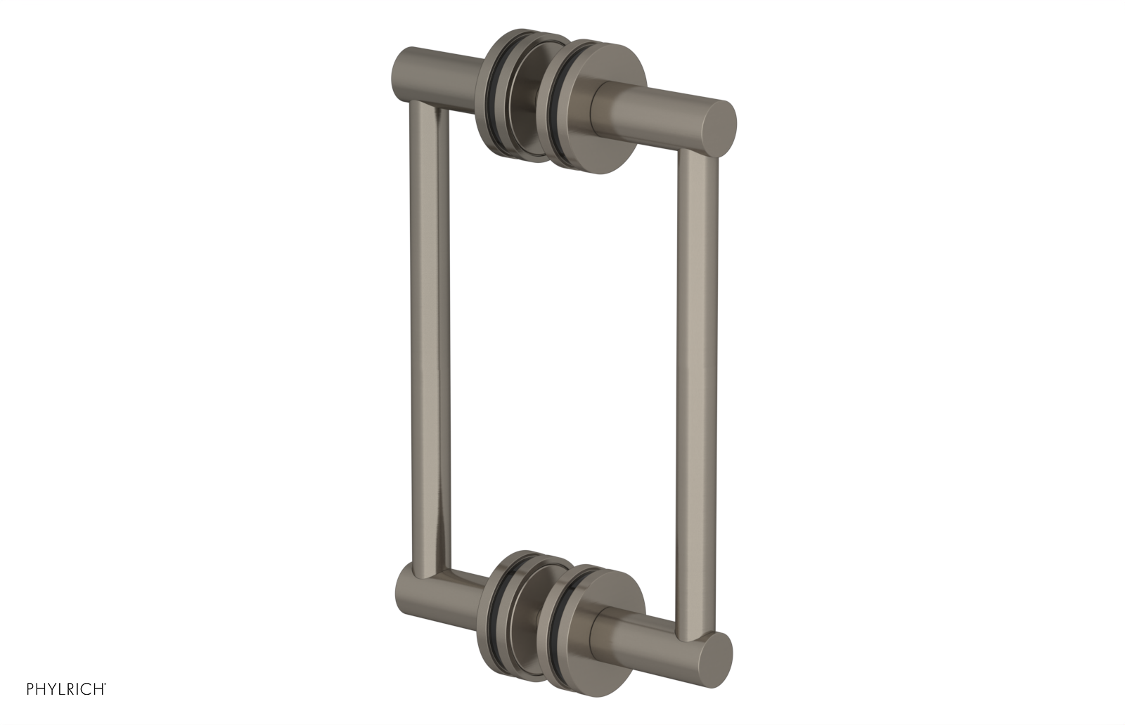 JOLIE - 8" Double Sided Shower Pull with "Black" Accents 222-93-08