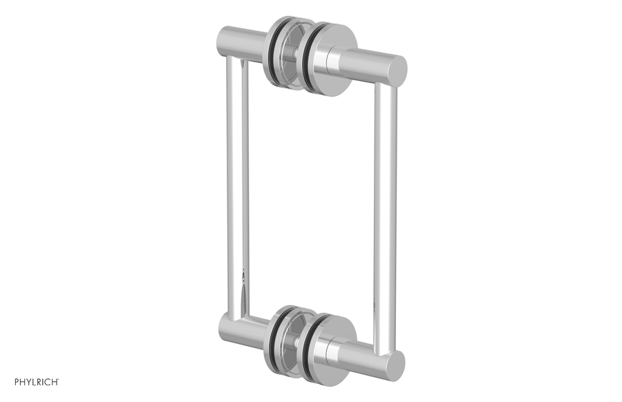 JOLIE - 8" Double Sided Shower Pull with "Black" Accents 222-93-08