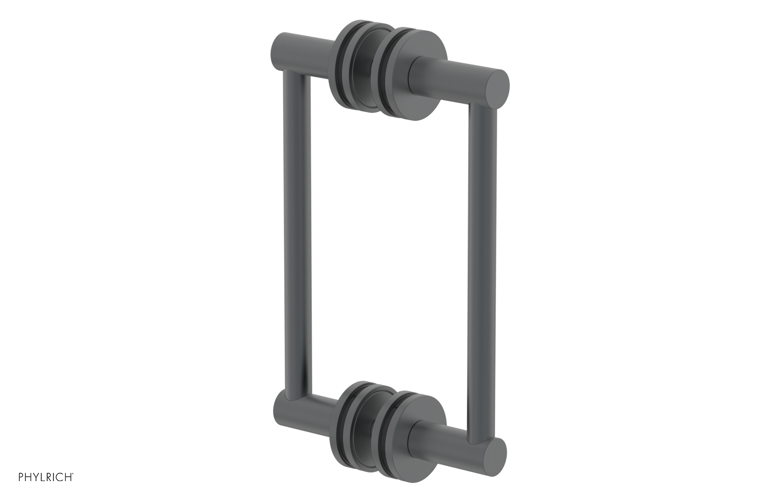 JOLIE - 8" Double Sided Shower Pull with "Black" Accents 222-93-08