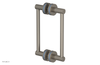 JOLIE - 8" Double Sided Shower Pull with "Light Blue" Accents 222-93-08