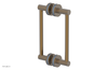 JOLIE - 8" Double Sided Shower Pull with "Light Blue" Accents 222-93-08