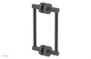 JOLIE - 8" Double Sided Shower Pull with "Light Blue" Accents 222-93-08