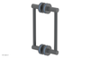 JOLIE - 8" Double Sided Shower Pull with "Light Blue" Accents 222-93-08