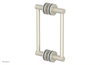 JOLIE - 8" Double Sided Shower Pull with "Navy Blue" Accents 222-93-08