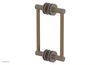 JOLIE - 8" Double Sided Shower Pull with "Navy Blue" Accents 222-93-08