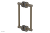 JOLIE - 8" Double Sided Shower Pull with "Navy Blue" Accents 222-93-08