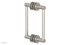 JOLIE - 8" Double Sided Shower Pull with "Navy Blue" Accents 222-93-08