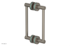 JOLIE - 8" Double Sided Shower Pull with "Turqoise" Accents 222-93-08