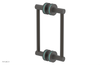 JOLIE - 8" Double Sided Shower Pull with "Turqoise" Accents 222-93-08
