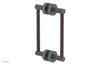 JOLIE - 8" Double Sided Shower Pull with "Turqoise" Accents 222-93-08