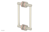JOLIE - 8" Double Sided Shower Pull with "Pink" Accents 222-93-08