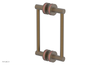 JOLIE - 8" Double Sided Shower Pull with "Pink" Accents 222-93-08