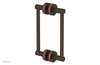 JOLIE - 8" Double Sided Shower Pull with "Pink" Accents 222-93-08