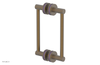 JOLIE - 8" Double Sided Shower Pull with "Purple" Accents 222-93-08