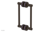 JOLIE - 8" Double Sided Shower Pull with "Purple" Accents 222-93-08