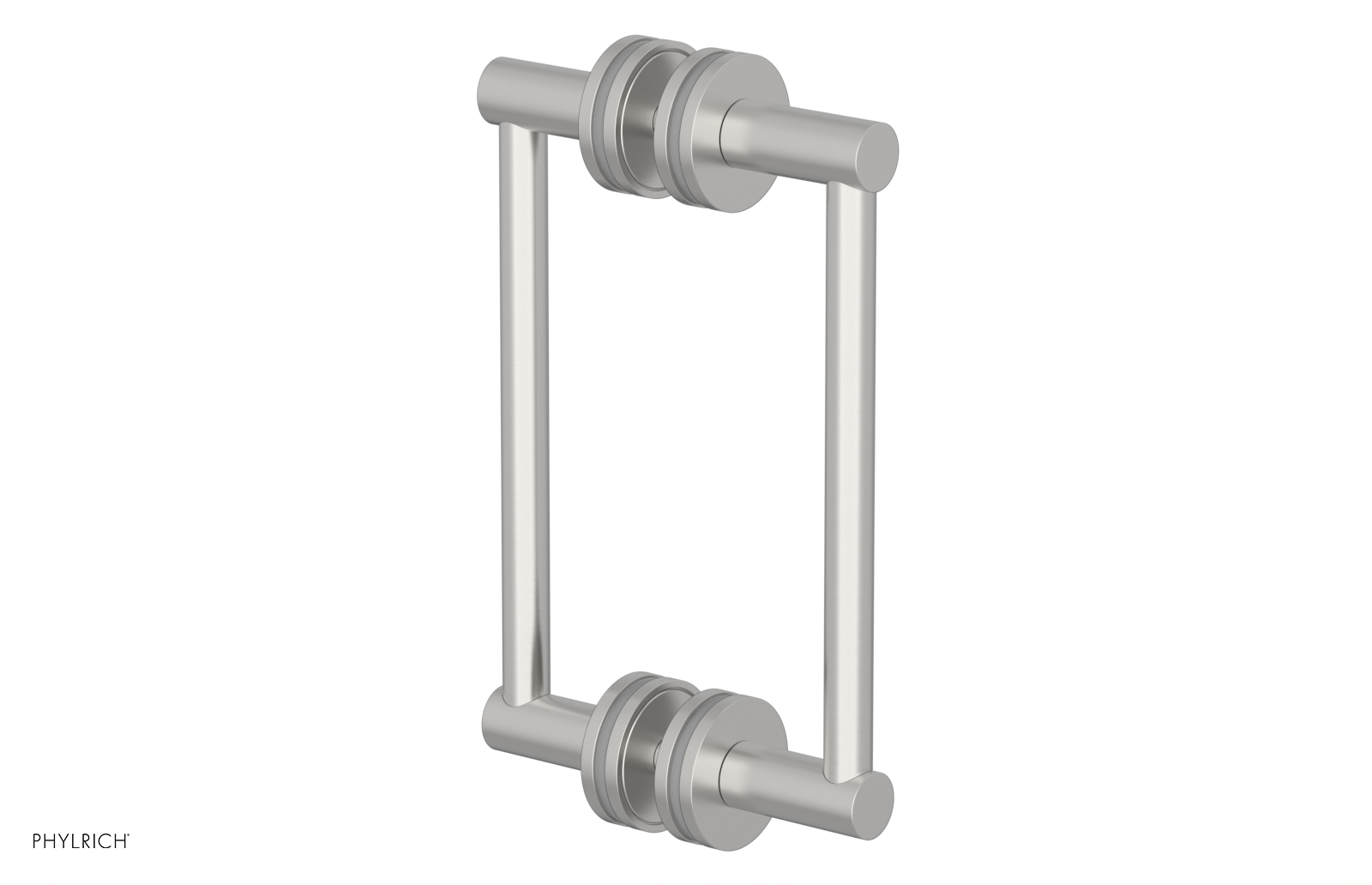 JOLIE - 8" Double Sided Shower Pull with "Grey" Accents 222-93-08