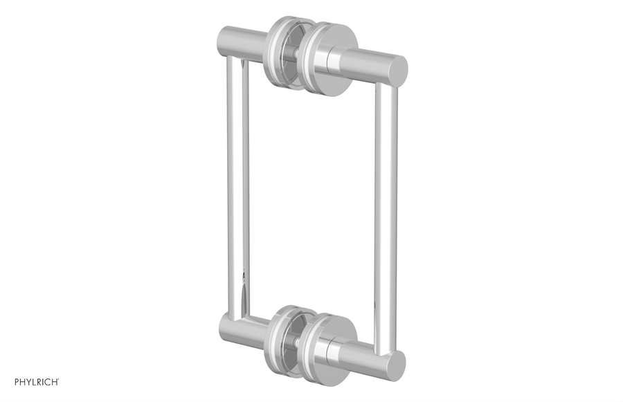 JOLIE - 8" Double Sided Shower Pull with "White" Accents 222-93-08