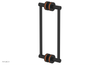 JOLIE - 12" Double Sided Shower Pull with "Orange" Accents 222-93-12