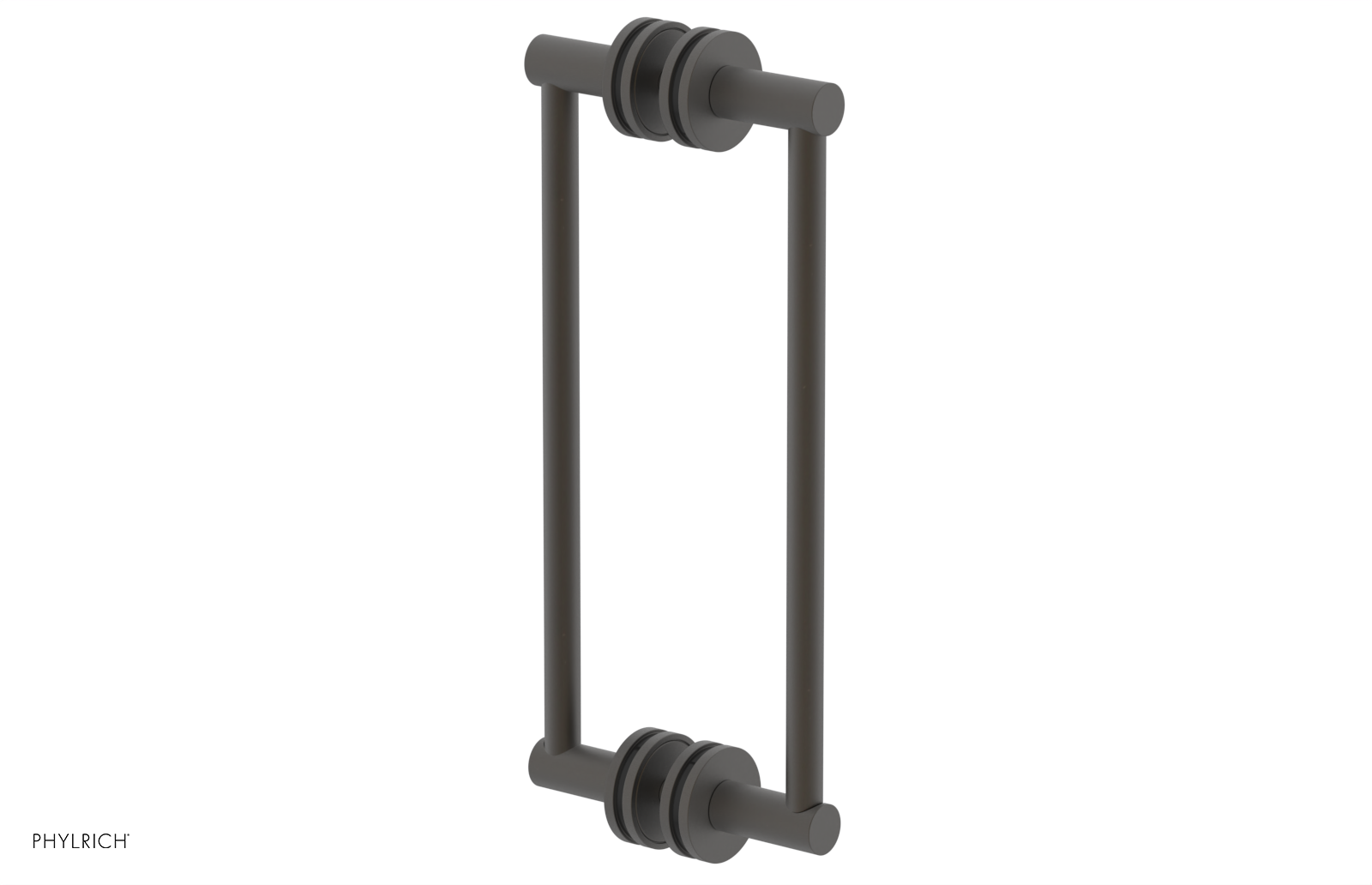 JOLIE - 12" Double Sided Shower Pull with "Black" Accents 222-93-12