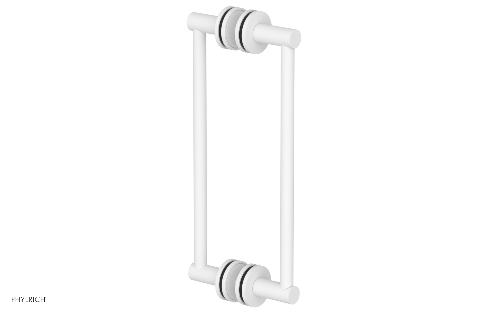 JOLIE - 12" Double Sided Shower Pull with "Black" Accents 222-93-12