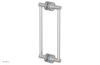JOLIE - 12" Double Sided Shower Pull with "Light Blue" Accents 222-93-12