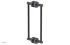 JOLIE - 12" Double Sided Shower Pull with "Light Blue" Accents 222-93-12