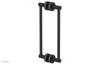 JOLIE - 12" Double Sided Shower Pull with "Light Blue" Accents 222-93-12