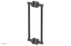 JOLIE - 12" Double Sided Shower Pull with "Turqoise" Accents 222-93-12