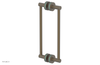 JOLIE - 12" Double Sided Shower Pull with "Turqoise" Accents 222-93-12