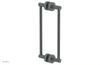 JOLIE - 12" Double Sided Shower Pull with "Turqoise" Accents 222-93-12