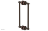 JOLIE - 12" Double Sided Shower Pull with "Pink" Accents 222-93-12