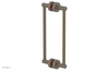 JOLIE - 12" Double Sided Shower Pull with "Pink" Accents 222-93-12
