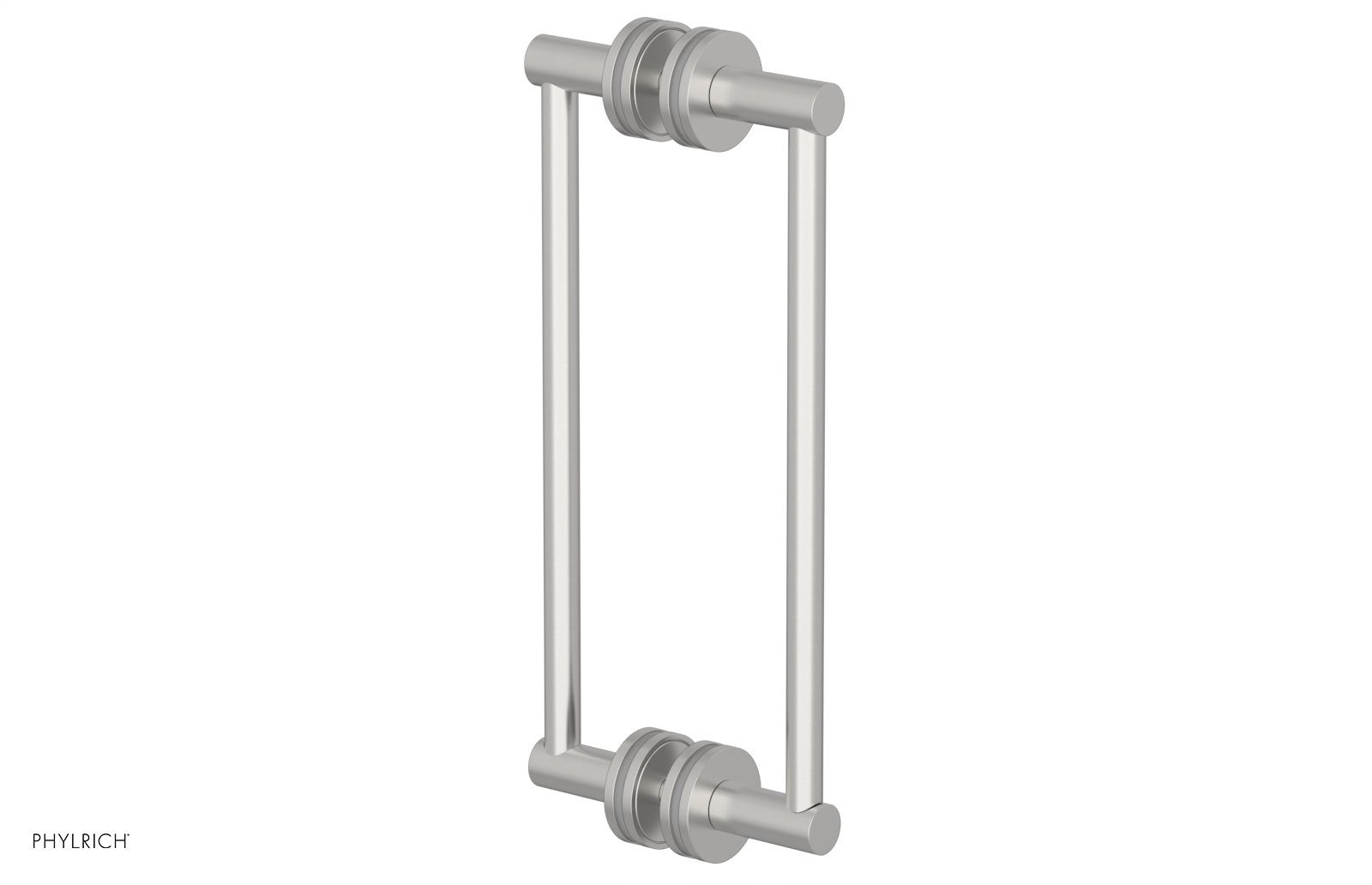 JOLIE - 12" Double Sided Shower Pull with "Grey" Accents 222-93-12