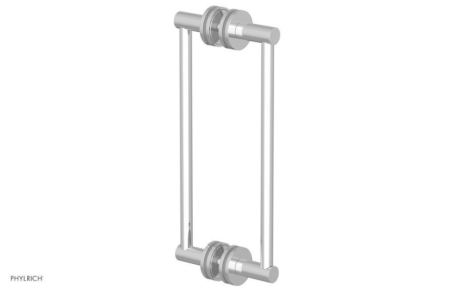 JOLIE - 12" Double Sided Shower Pull with "Grey" Accents 222-93-12