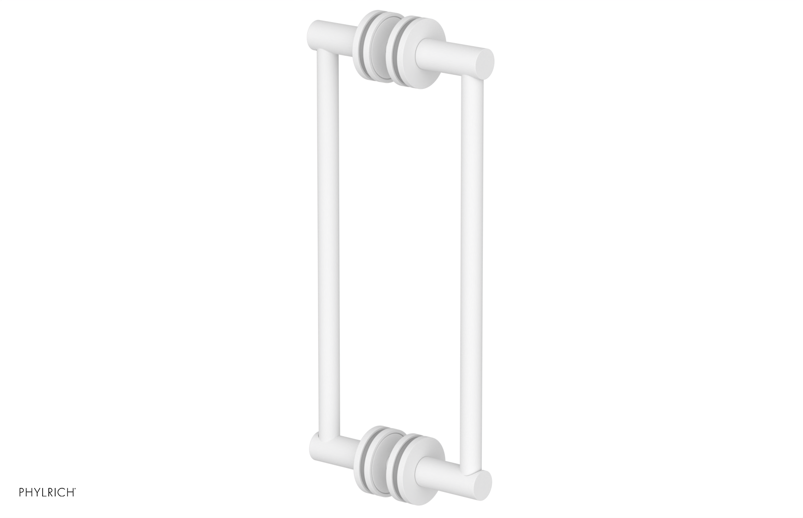JOLIE - 12" Double Sided Shower Pull with "Grey" Accents 222-93-12