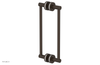 JOLIE - 12" Double Sided Shower Pull with "White" Accents 222-93-12