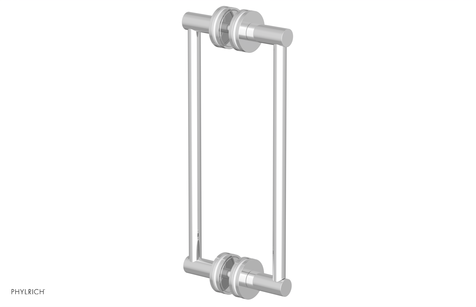 JOLIE - 12" Double Sided Shower Pull with "White" Accents 222-93-12