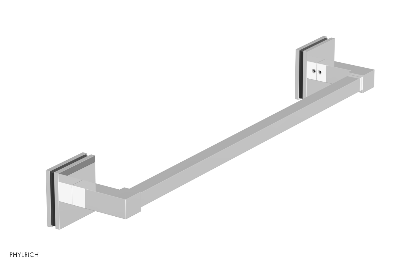 JOLIE - 18" Towel Bar with "Black" Accents 222S-70