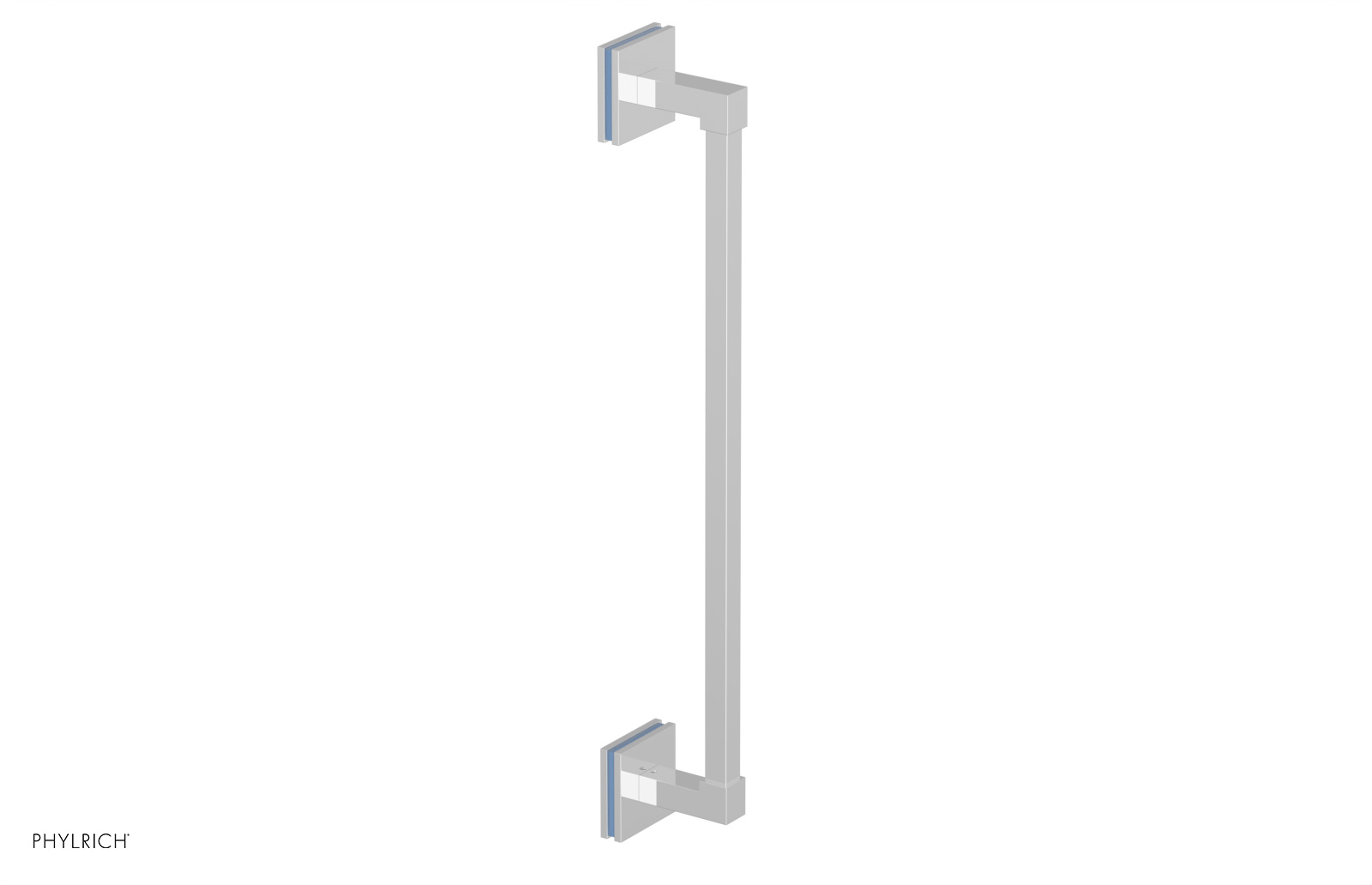 JOLIE - 18" Towel Bar with "Light Blue" Accents 222S-70