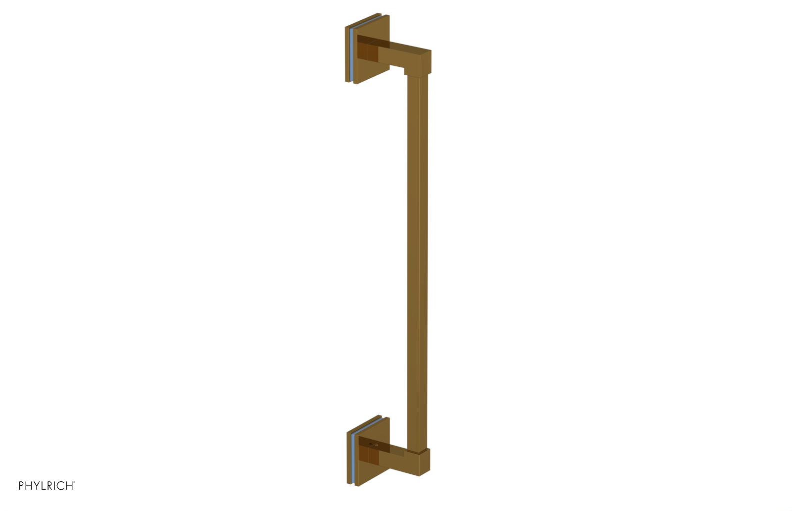 JOLIE - 18" Towel Bar with "Light Blue" Accents 222S-70