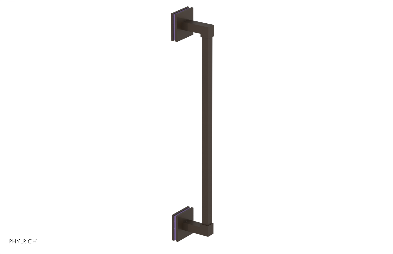 JOLIE - 18" Towel Bar with "Purple" Accents 222S-70
