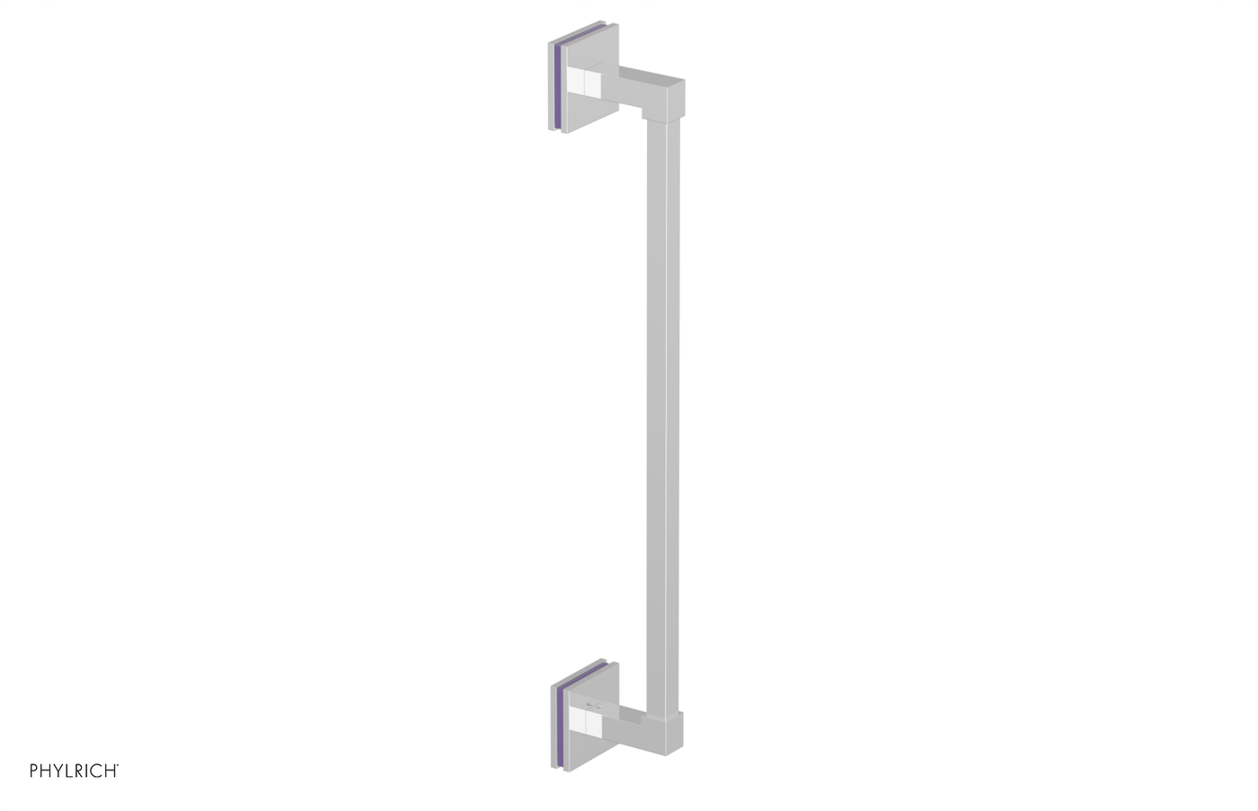 JOLIE - 18" Towel Bar with "Purple" Accents 222S-70