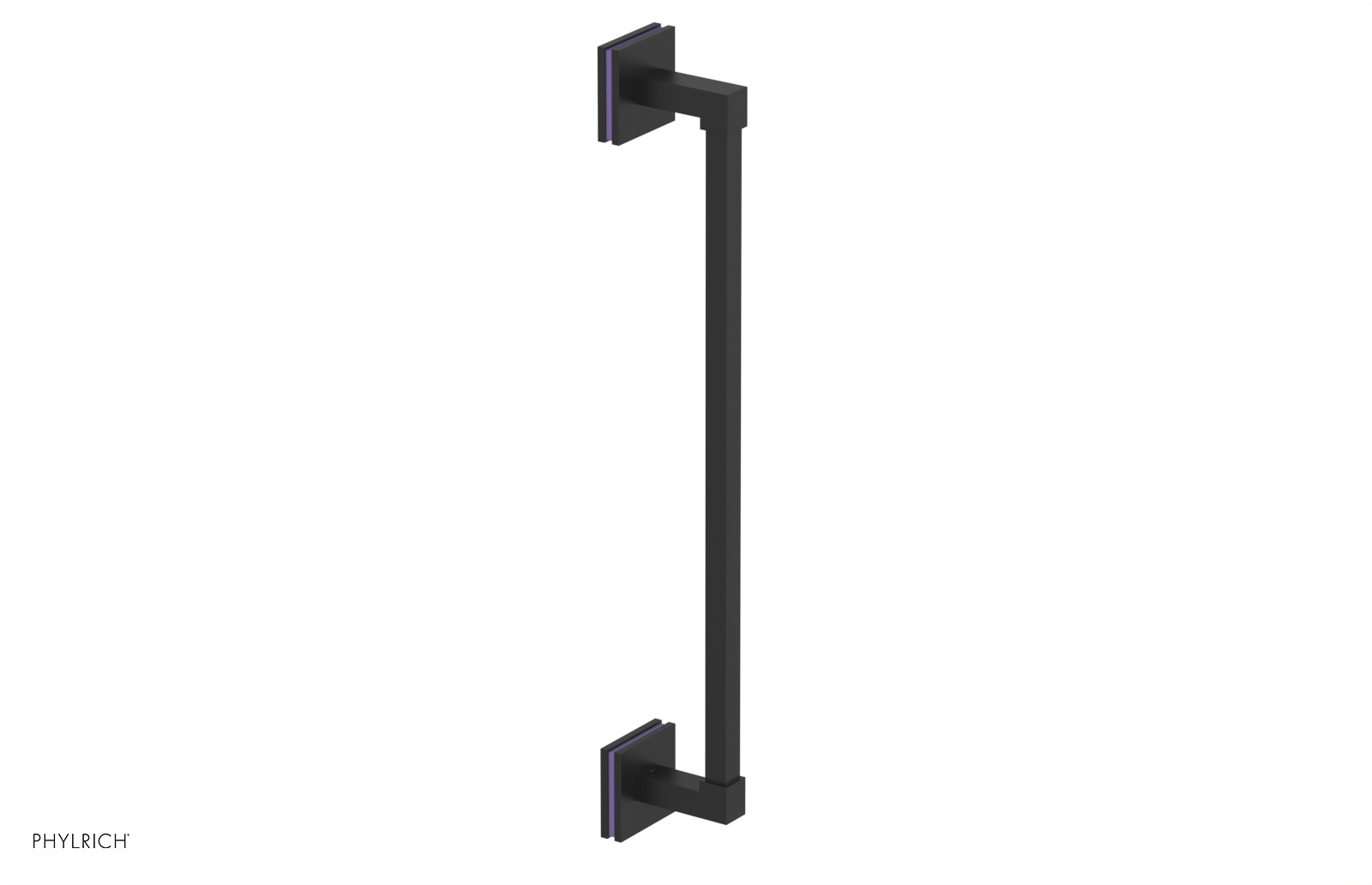 JOLIE - 18" Towel Bar with "Purple" Accents 222S-70