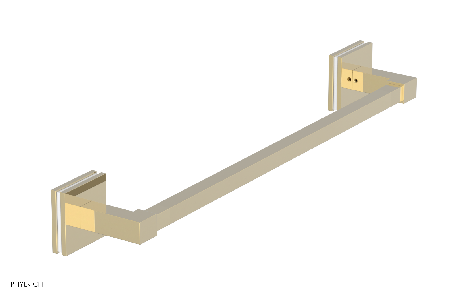 JOLIE - 18" Towel Bar with "White" Accents 222S-70