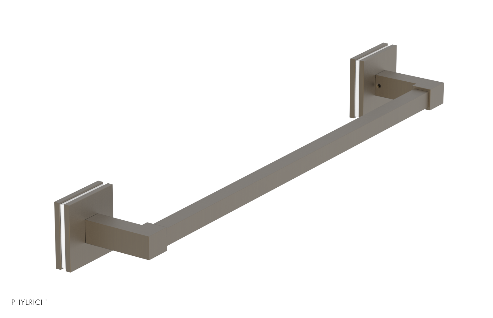 JOLIE - 18" Towel Bar with "White" Accents 222S-70
