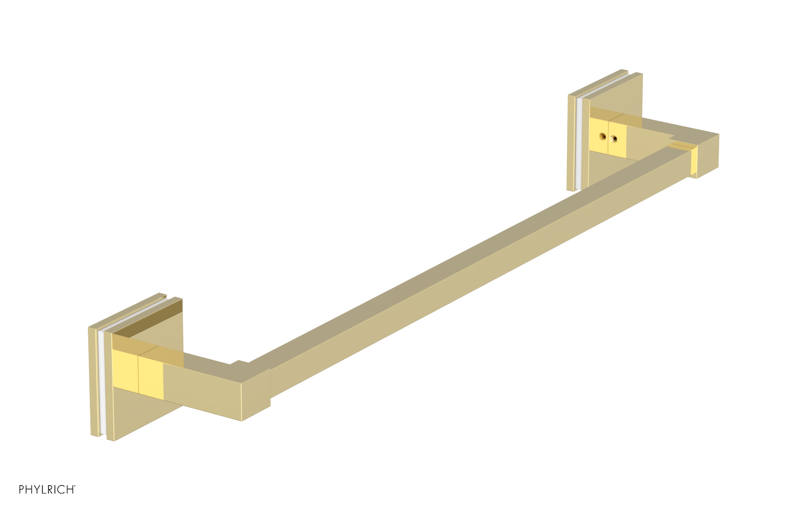 JOLIE - 18" Towel Bar with "White" Accents 222S-70