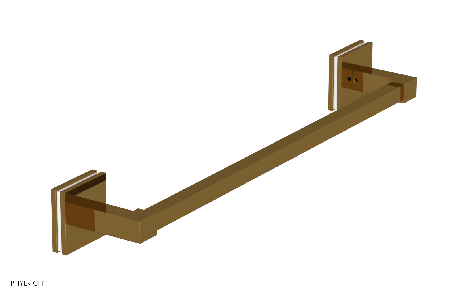 JOLIE - 18" Towel Bar with "White" Accents 222S-70