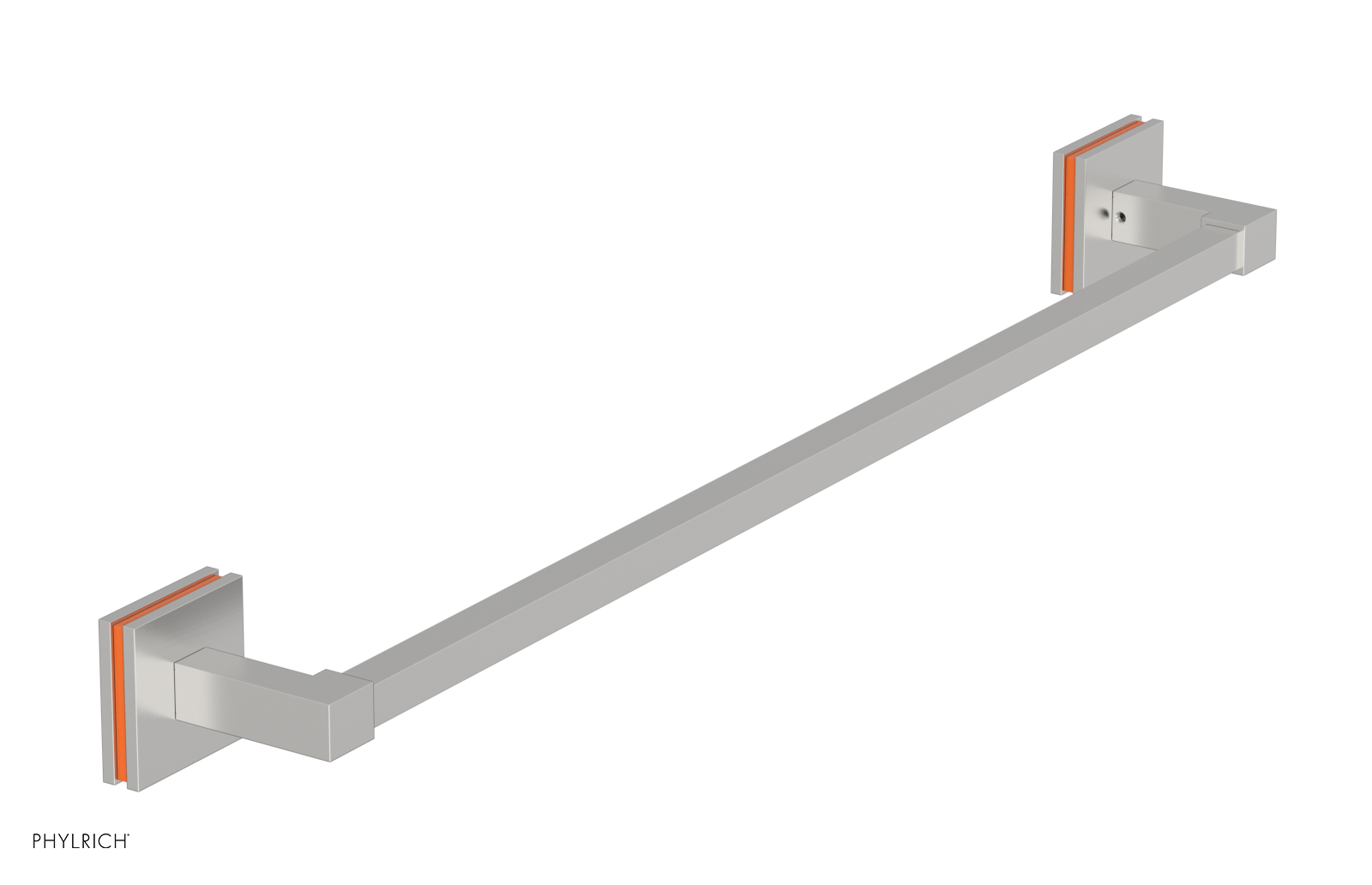 JOLIE - 24" Towel Bar with "Orange" Accents 222S-71