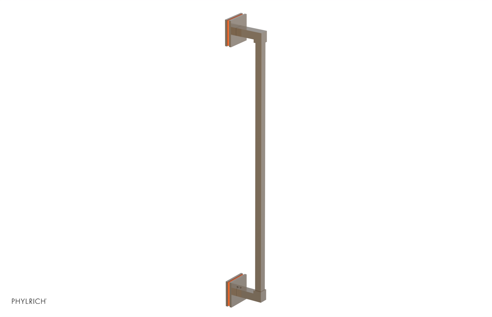 JOLIE - 24" Towel Bar with "Orange" Accents 222S-71