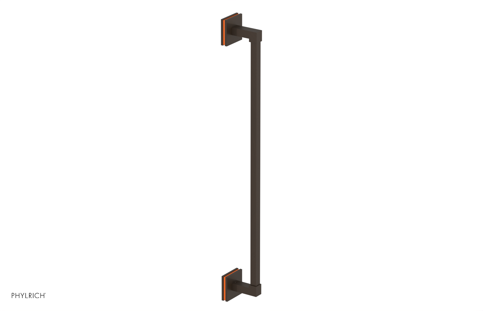 JOLIE - 24" Towel Bar with "Orange" Accents 222S-71